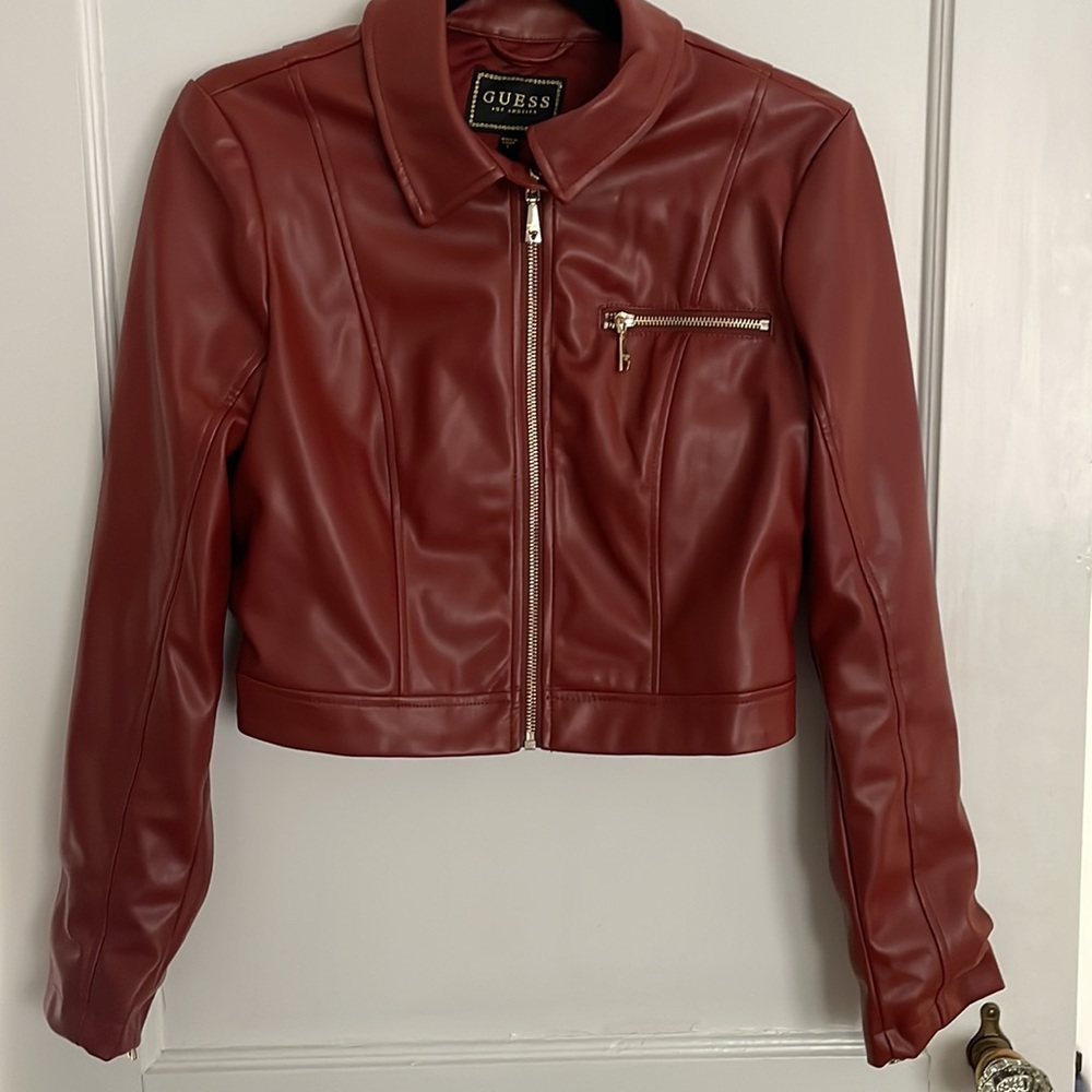 Guess Leather Jacket - image 3